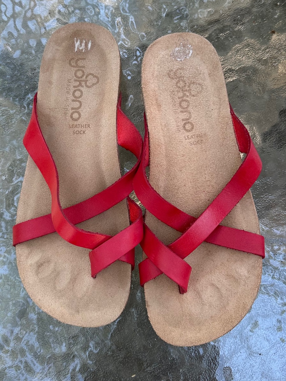 Yokono Leather Strappy Sandals
